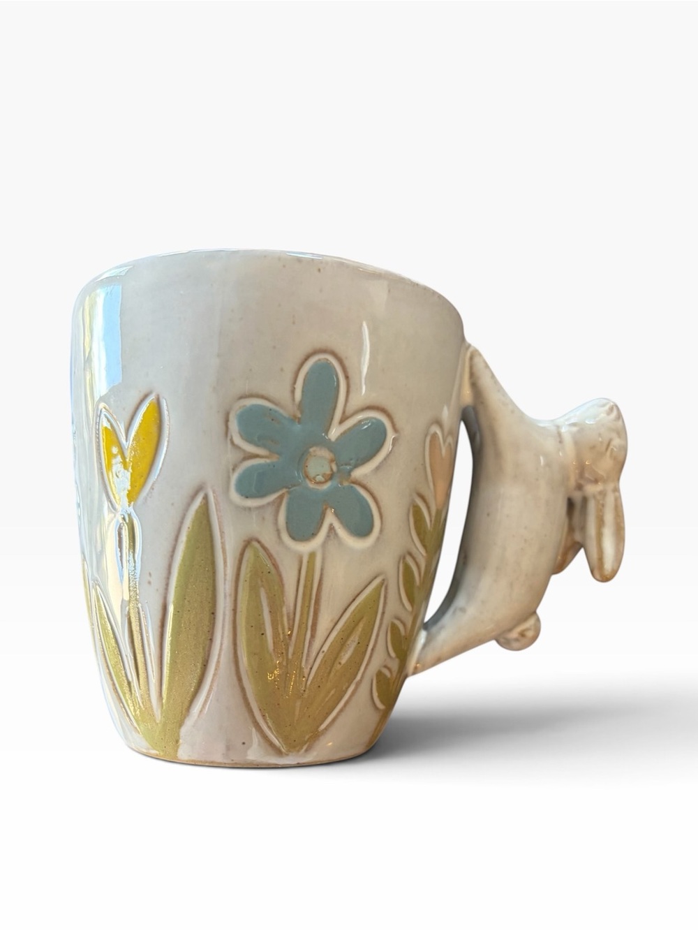 Bunny Handle Mug by Mud Pie